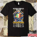 Internazionale Milano Inter Milan Serie A 2025-2026 Champions Signatures t-shirt