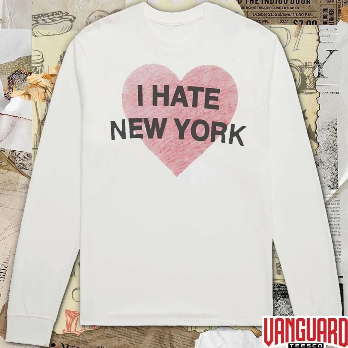 Hailey Van Lith I Hate New York 2026 t-shirt