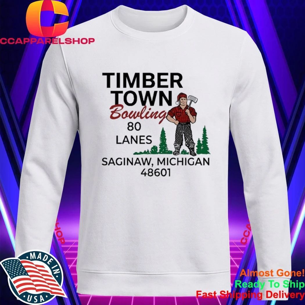 Timber Town Bowling in Saginaw Michigan vintage Shirt