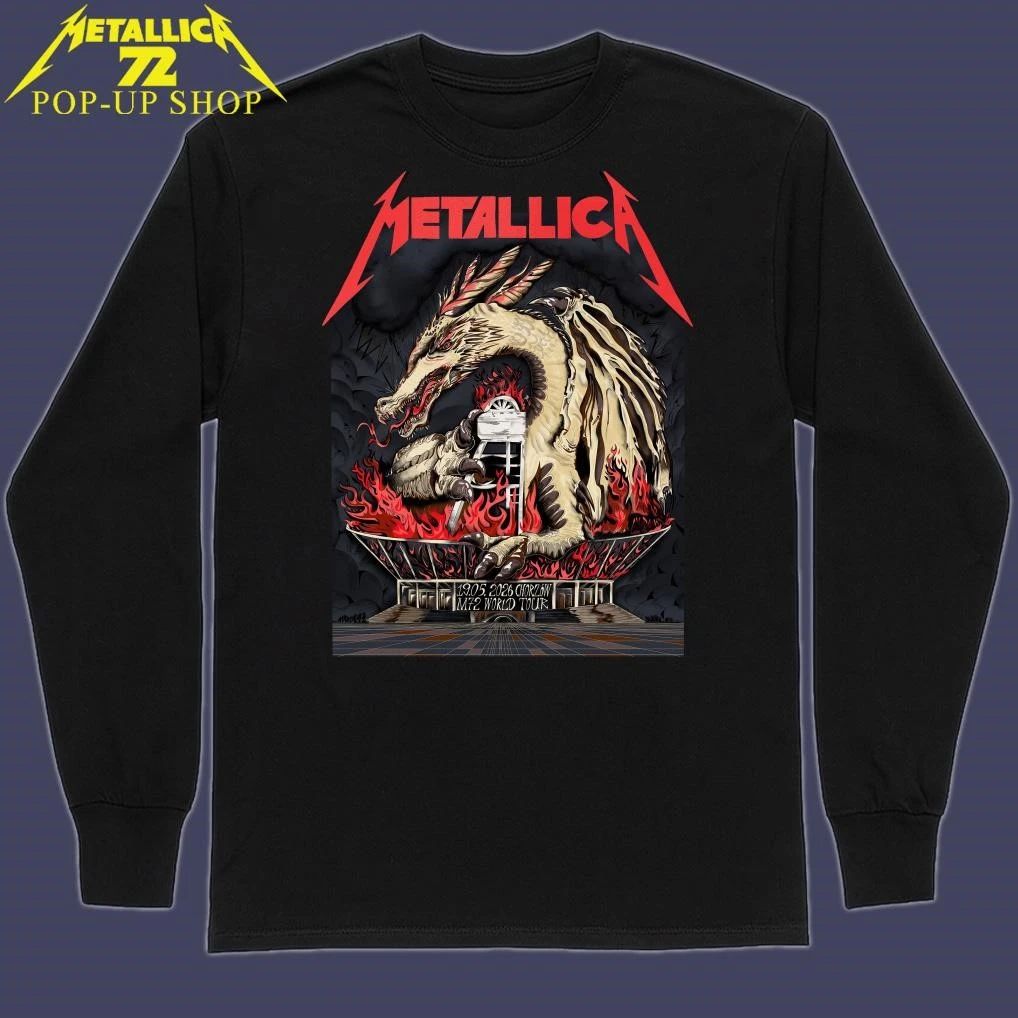 Metallica M72 Chorzow Pop-Up Shop At Stadion Śląski created by Karol Banach T-Shirt