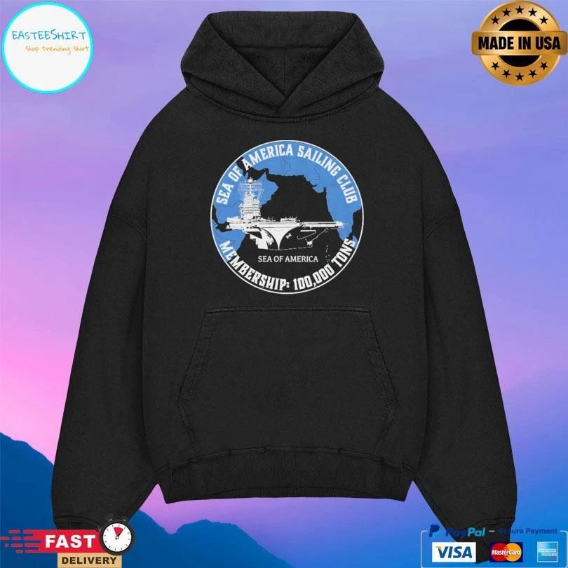 Ryan Mcbeth Sea Of America Sailing Club Membership 100000 Tons T-shirts