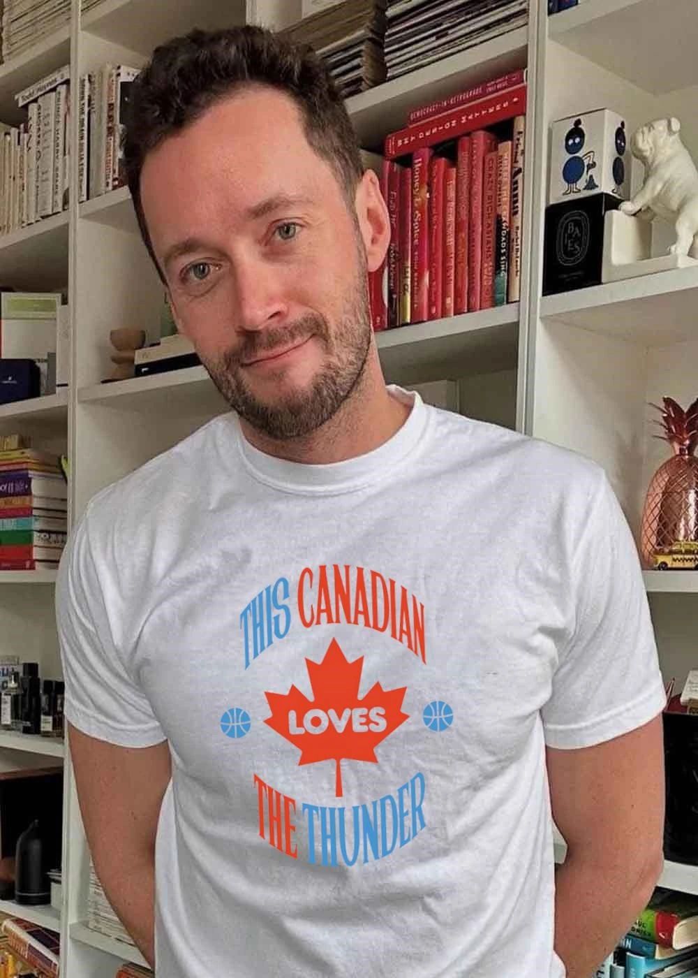 Canadian Oklahoma City Thunder NBA this Canadian loves the Thunder shirt