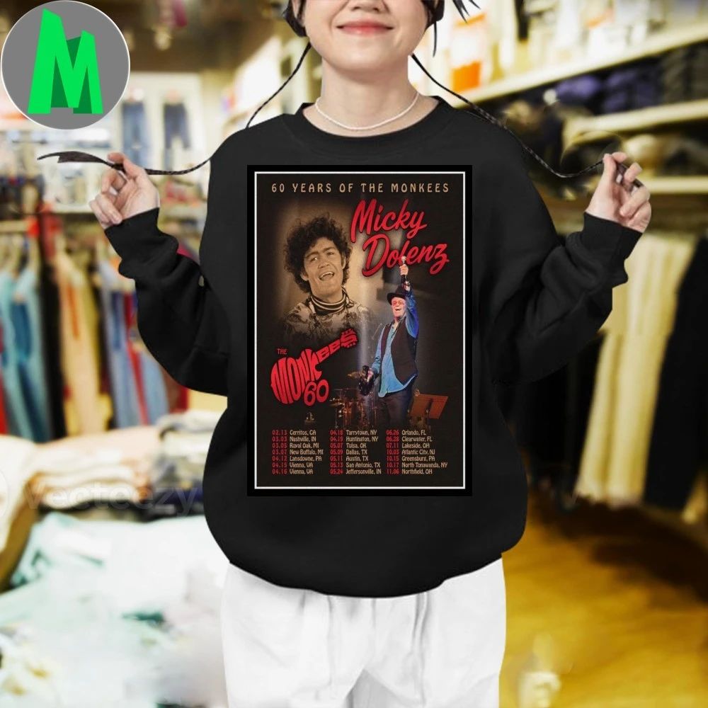 Micky Dolenz New Tour 2026 Poster Shirt