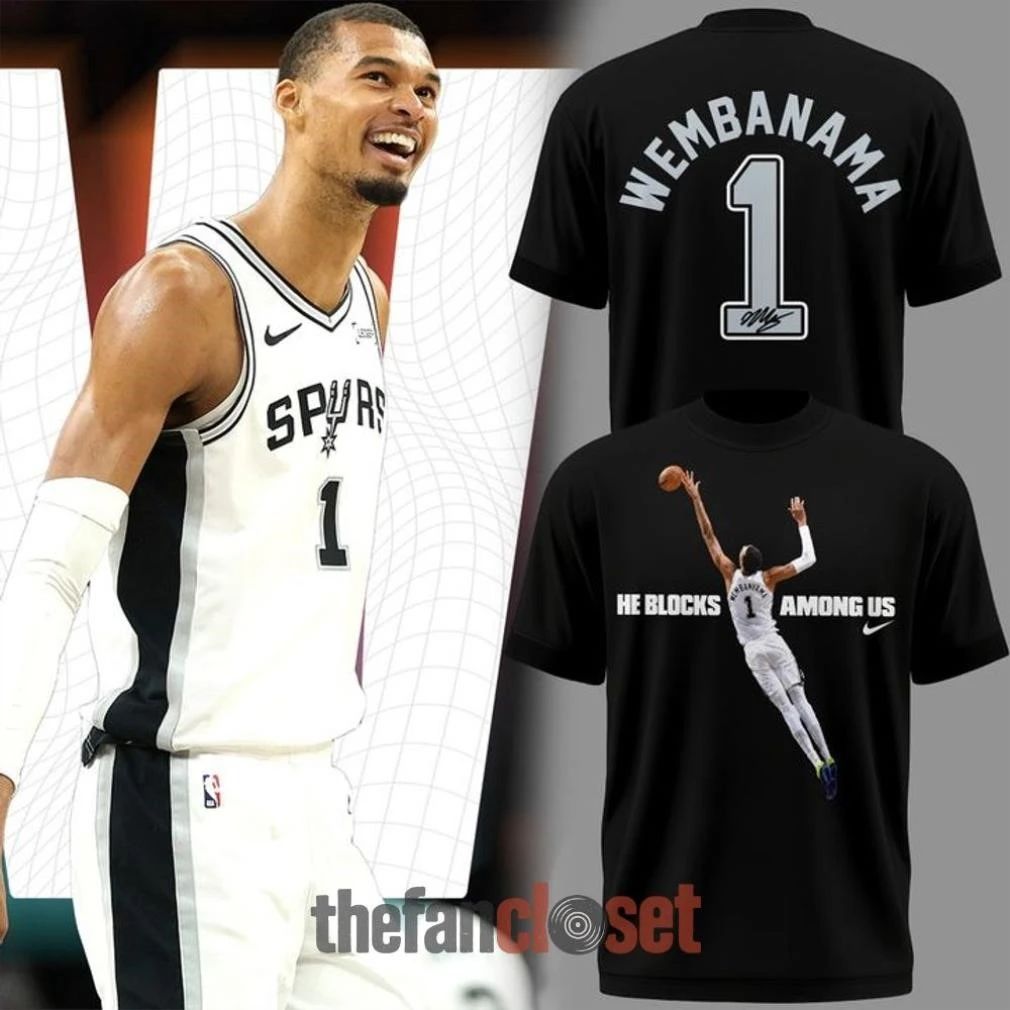Victor Wembanyama San Antonio Spurs 2026 NBA Defensive Player of the Year Shirt