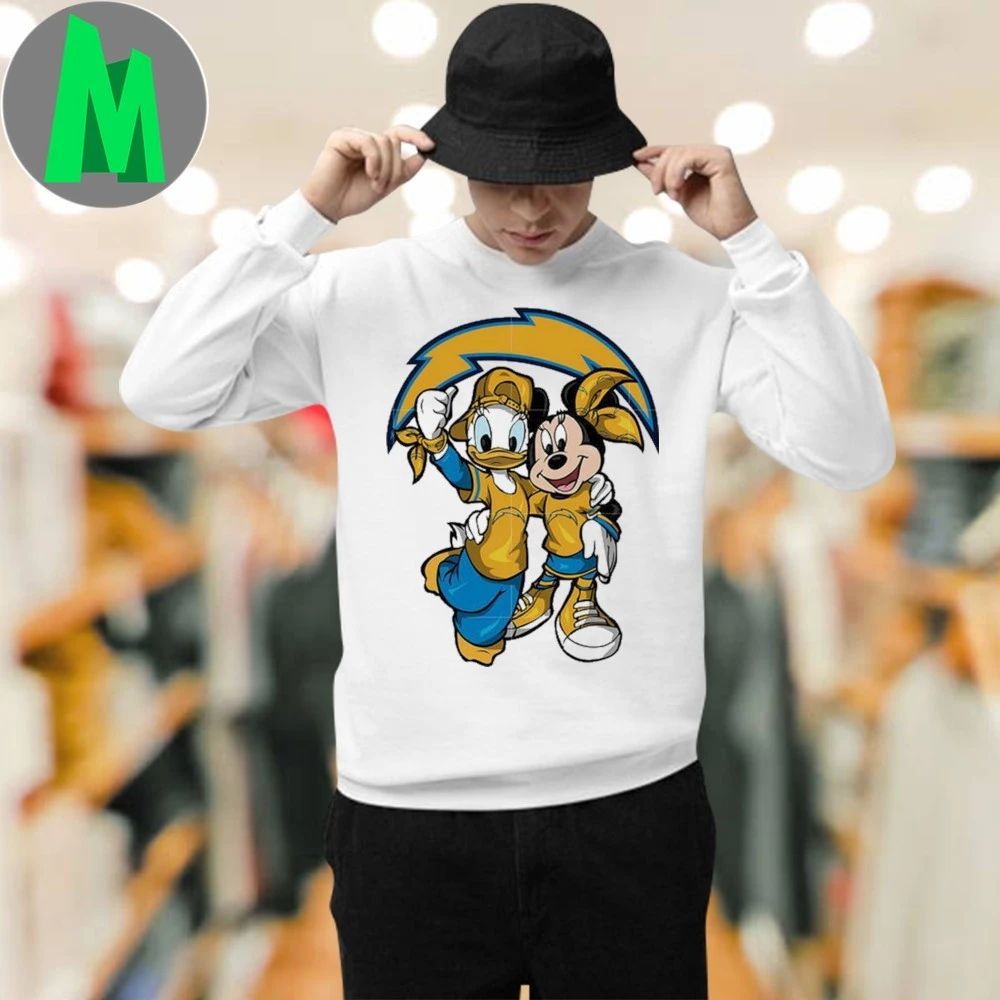 Daisy Minnie Los Angeles Chargers Logo 2025 Shirt