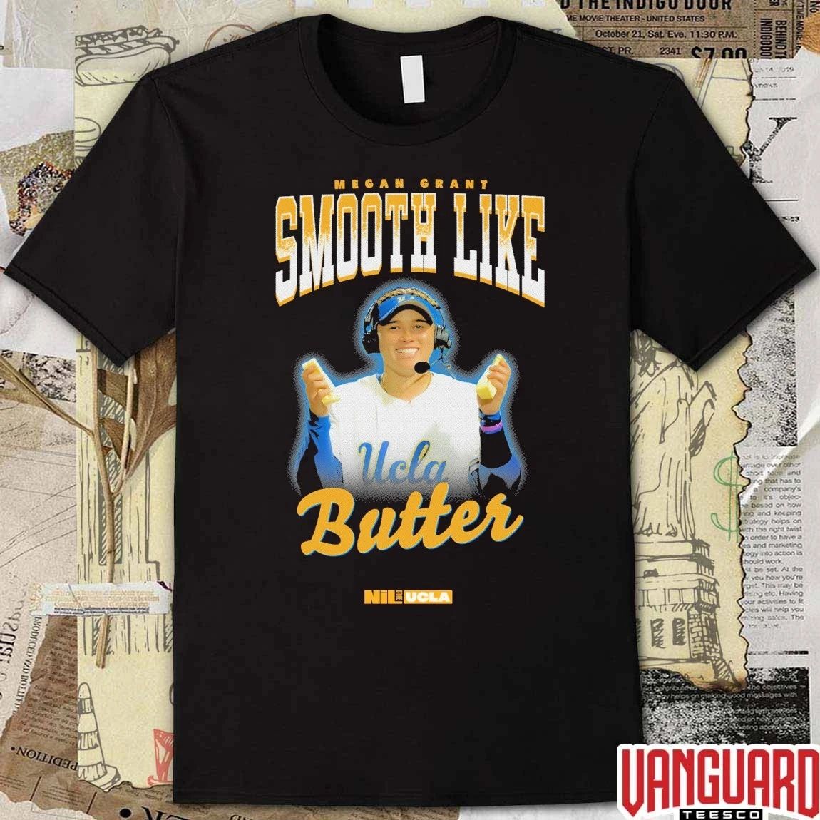 Megan Grant Smooth Like Butter UCLA Bruins Softball t-shirt