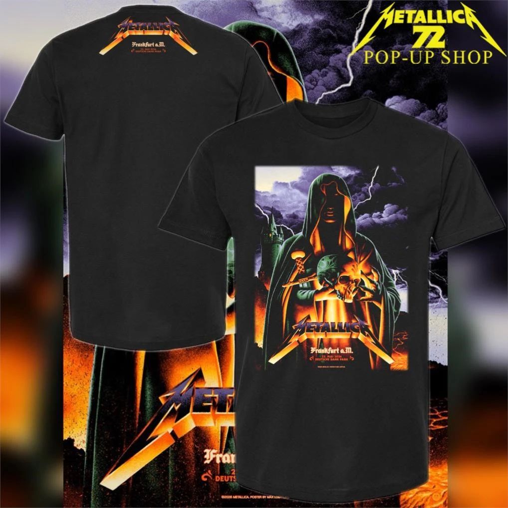 Metallica M72 Frankfurt Germany May 22, 2026 Pop-Up Shop Art by Max Löffler limited T-Shirt