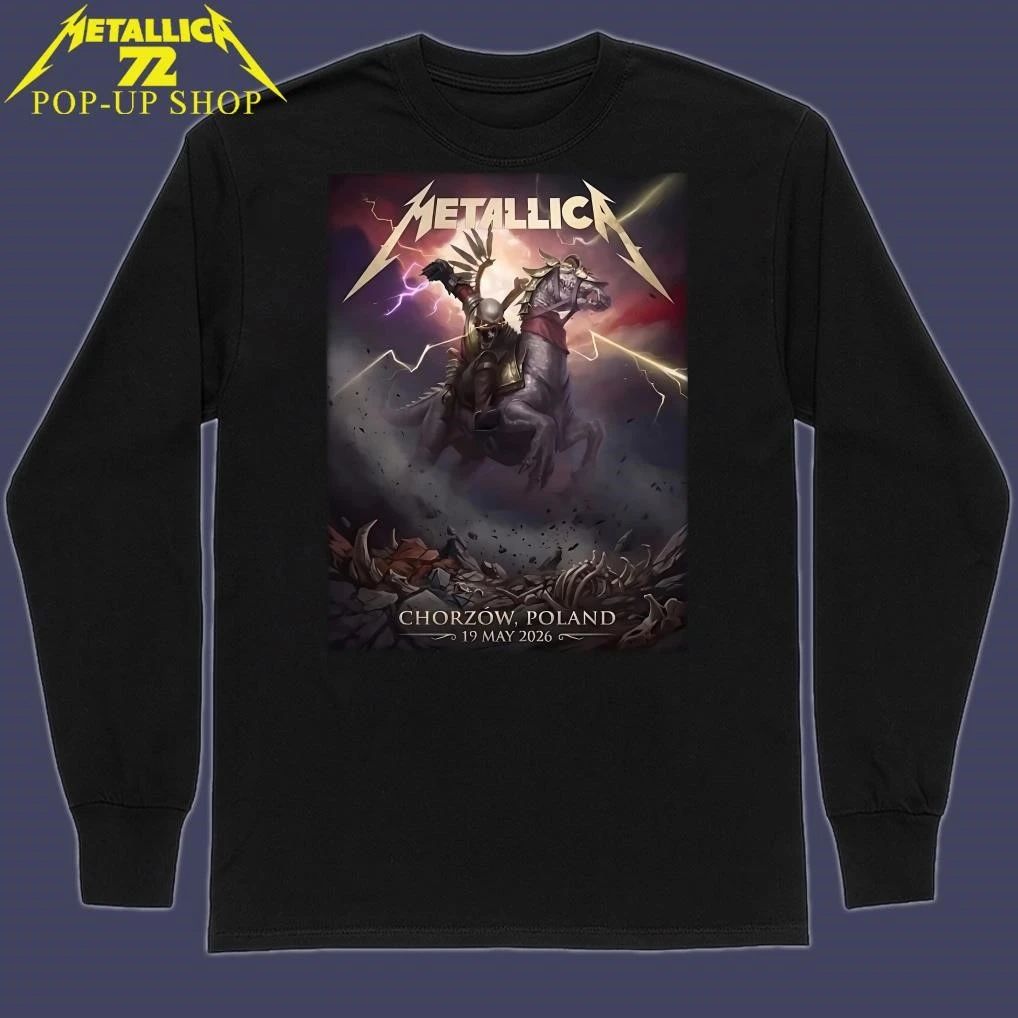 Metallica M72 Chorzow, Poland May, 19 2026 Pop-Up Shop T-Shirt
