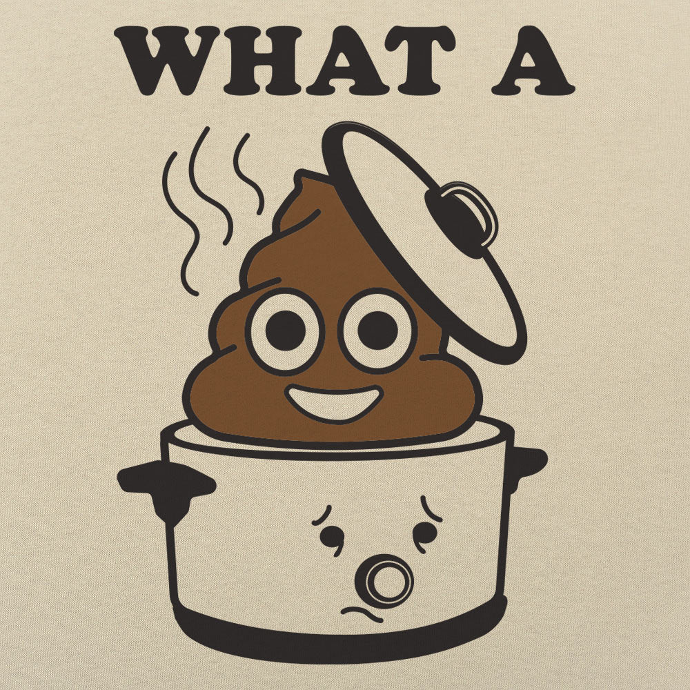 What A Crock Poop Emoji in a Crockpot Pun