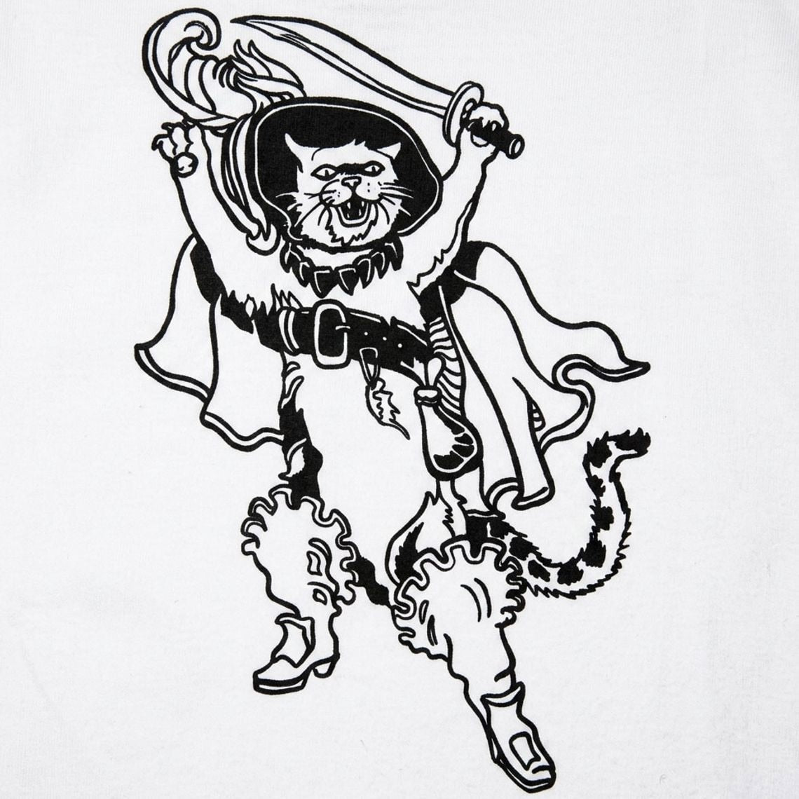 Puss In Boots Swashbuckling Cat with Sword and Cape