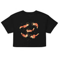 Foxes In Space Women's Crop Tee