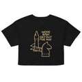 Move Bish Get Out The Way Women's Crop Tee