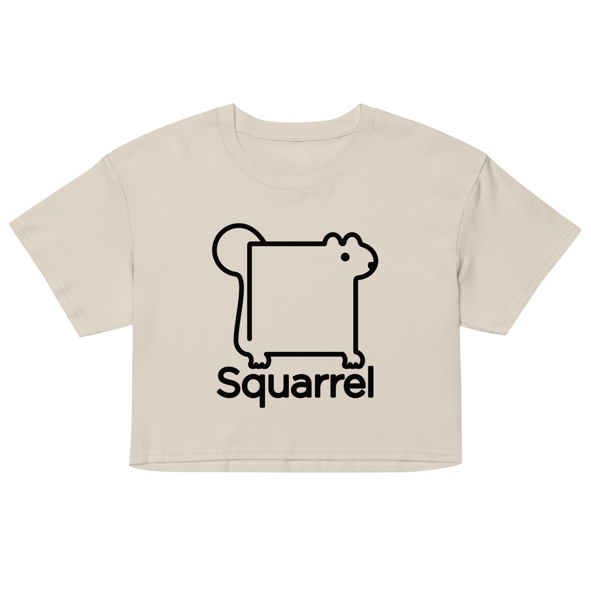 Squarrel Women's Crop Tee