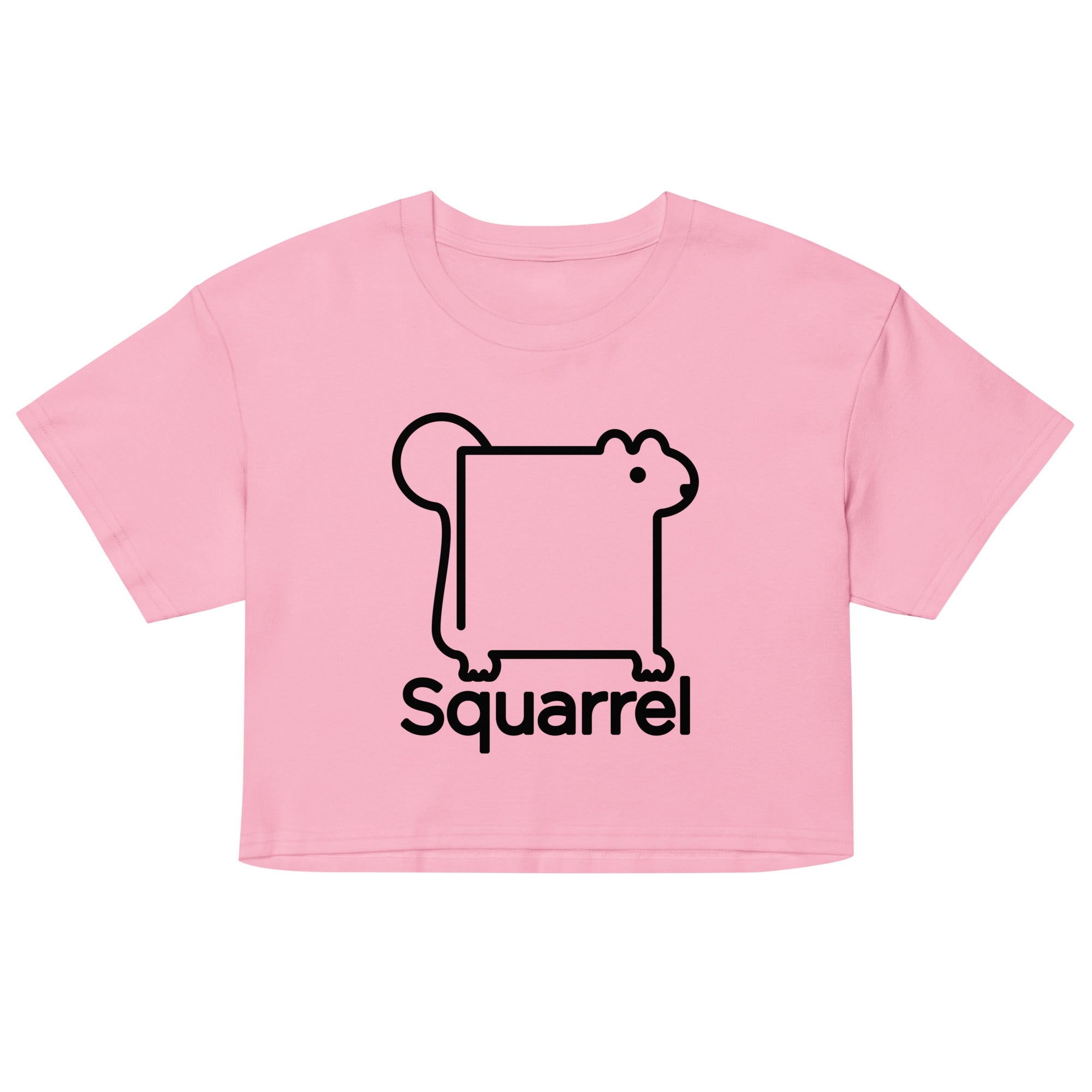 Squarrel Women's Crop Tee