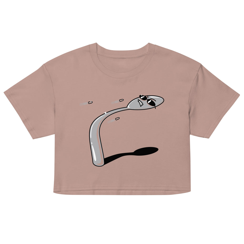 There Is No Spoon Women's Crop Tee