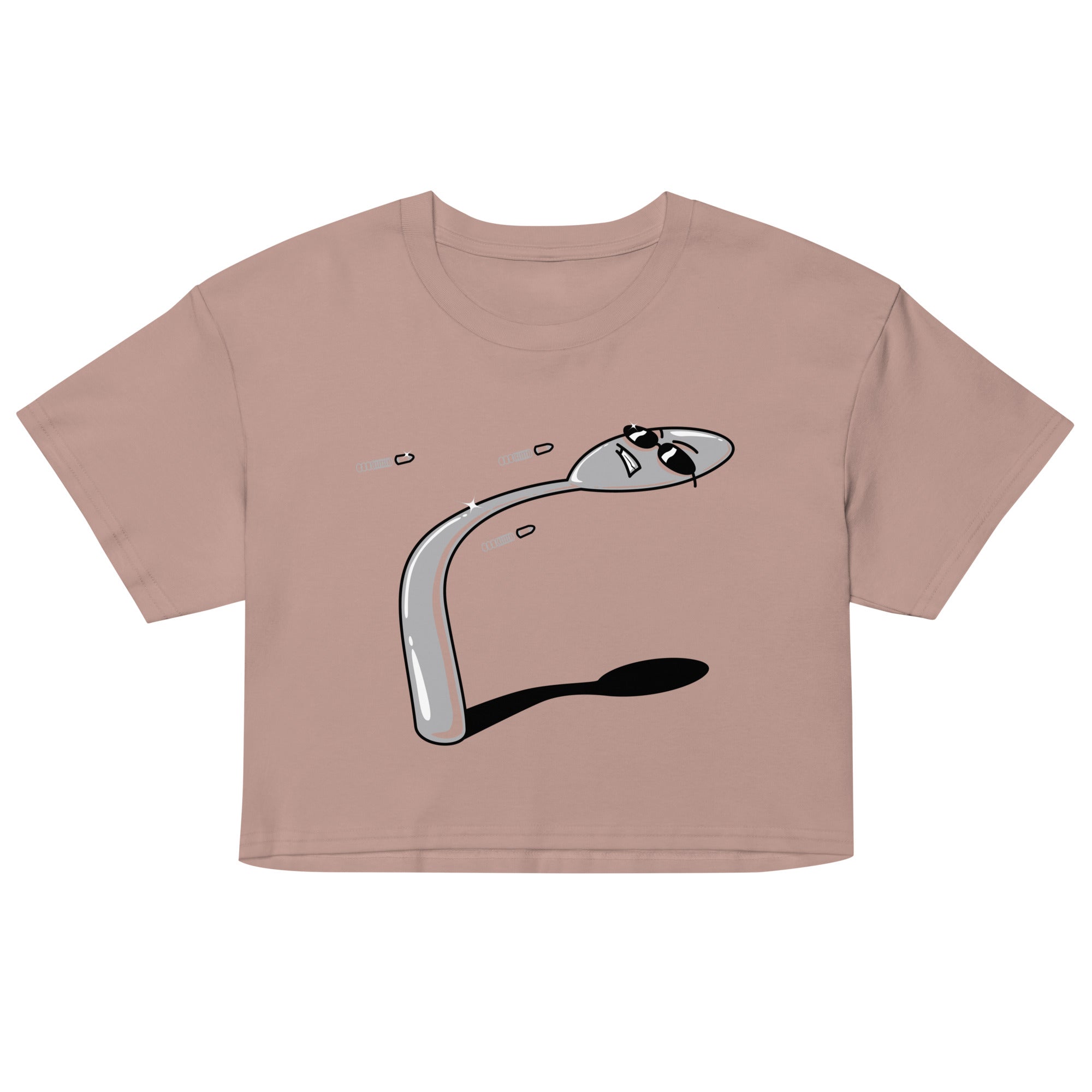 There Is No Spoon Women's Crop Tee
