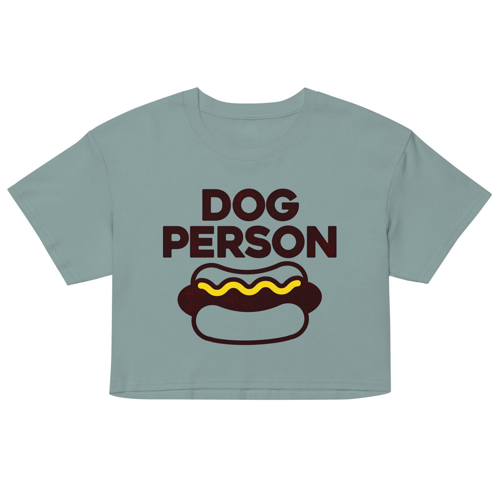 Dog Person Women's Crop Tee