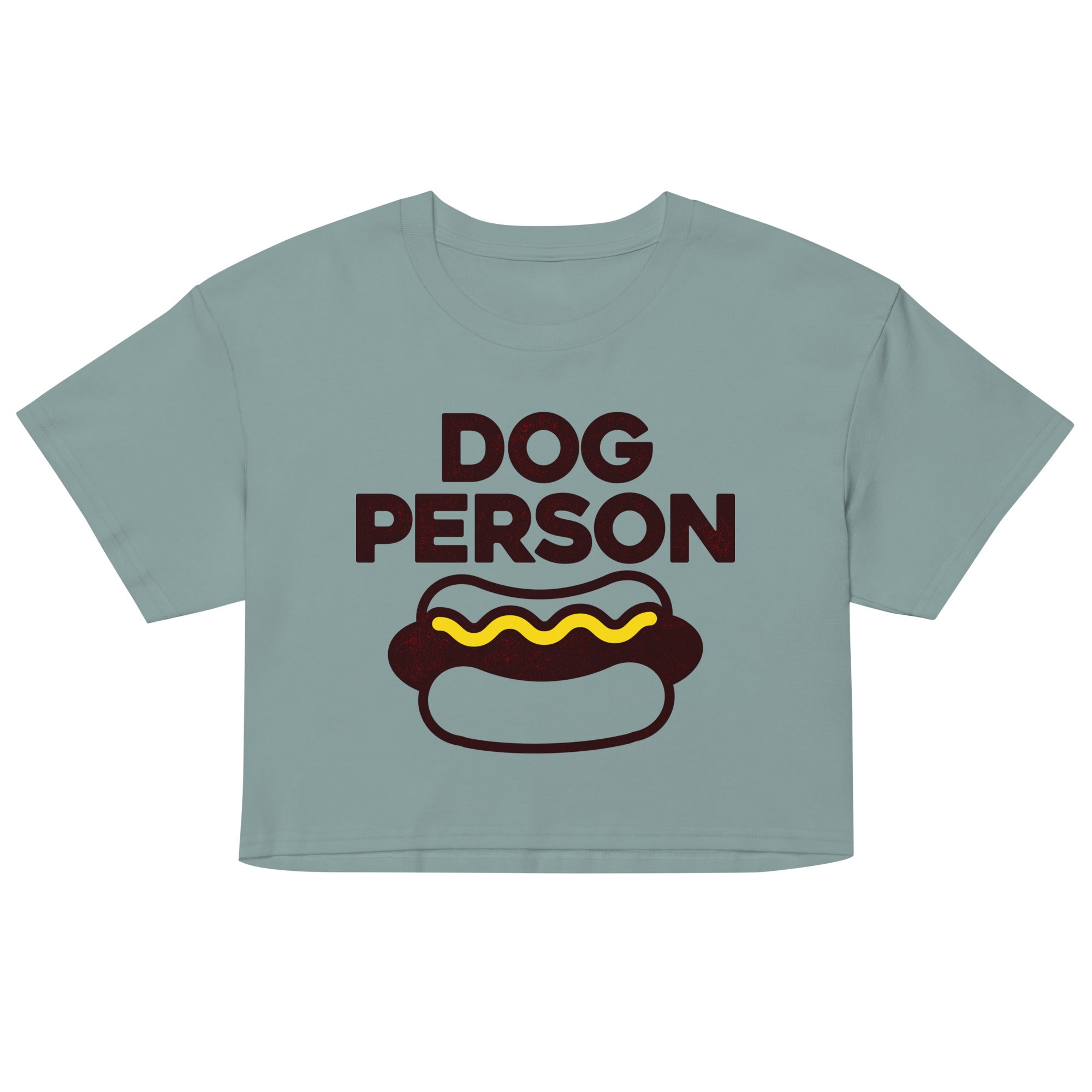 Dog Person Women's Crop Tee
