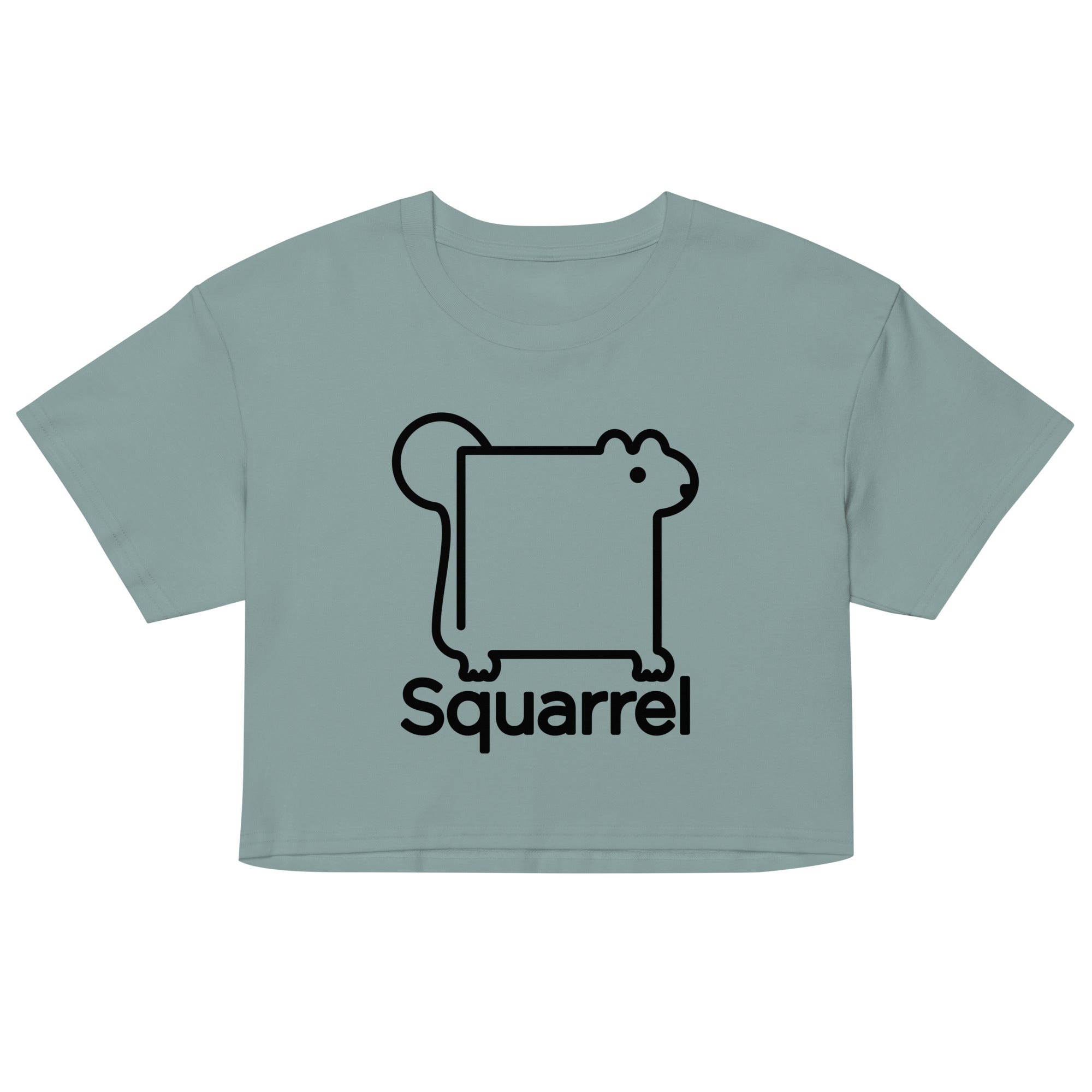 Squarrel Women's Crop Tee