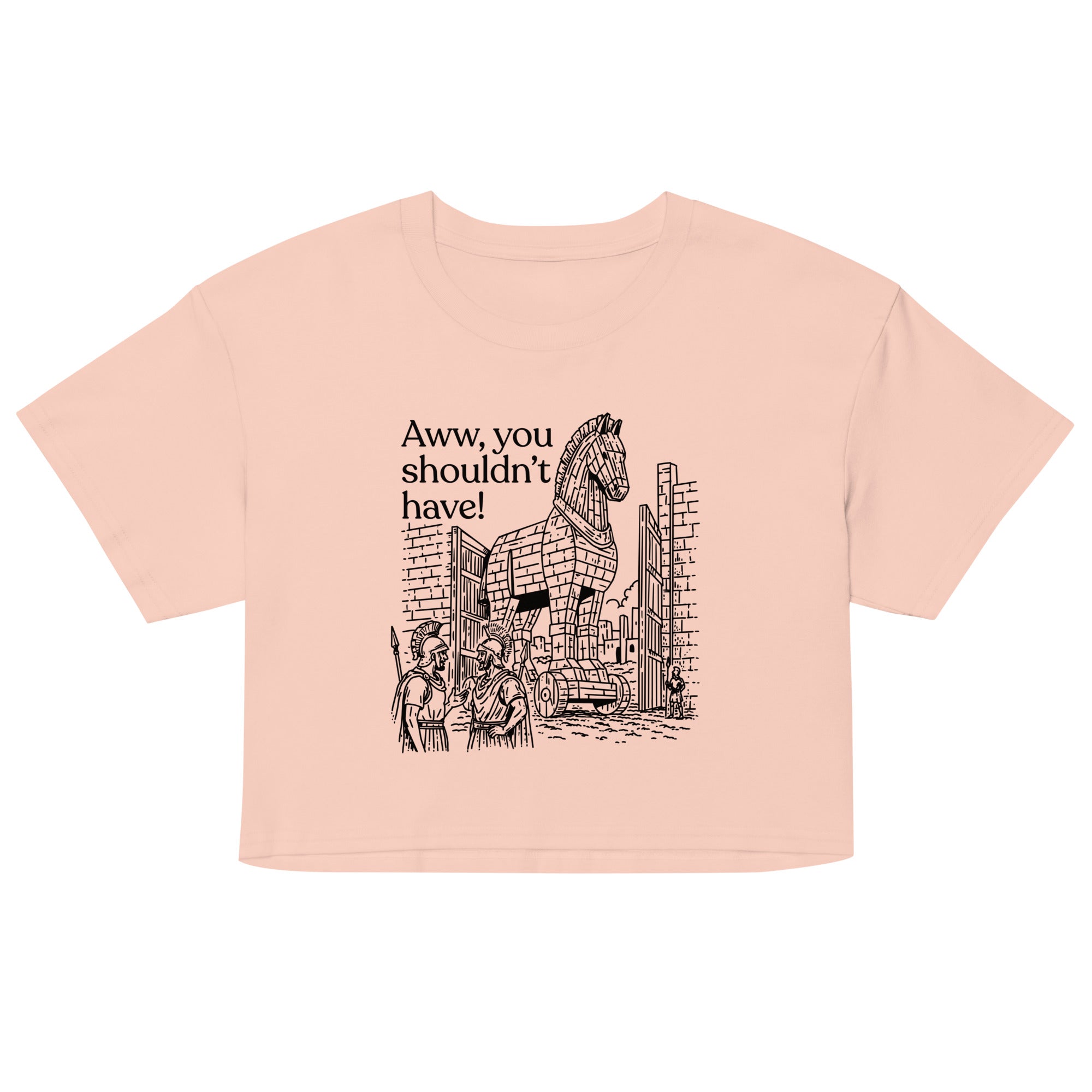 Aww, You Shouldn't Have! Women's Crop Tee