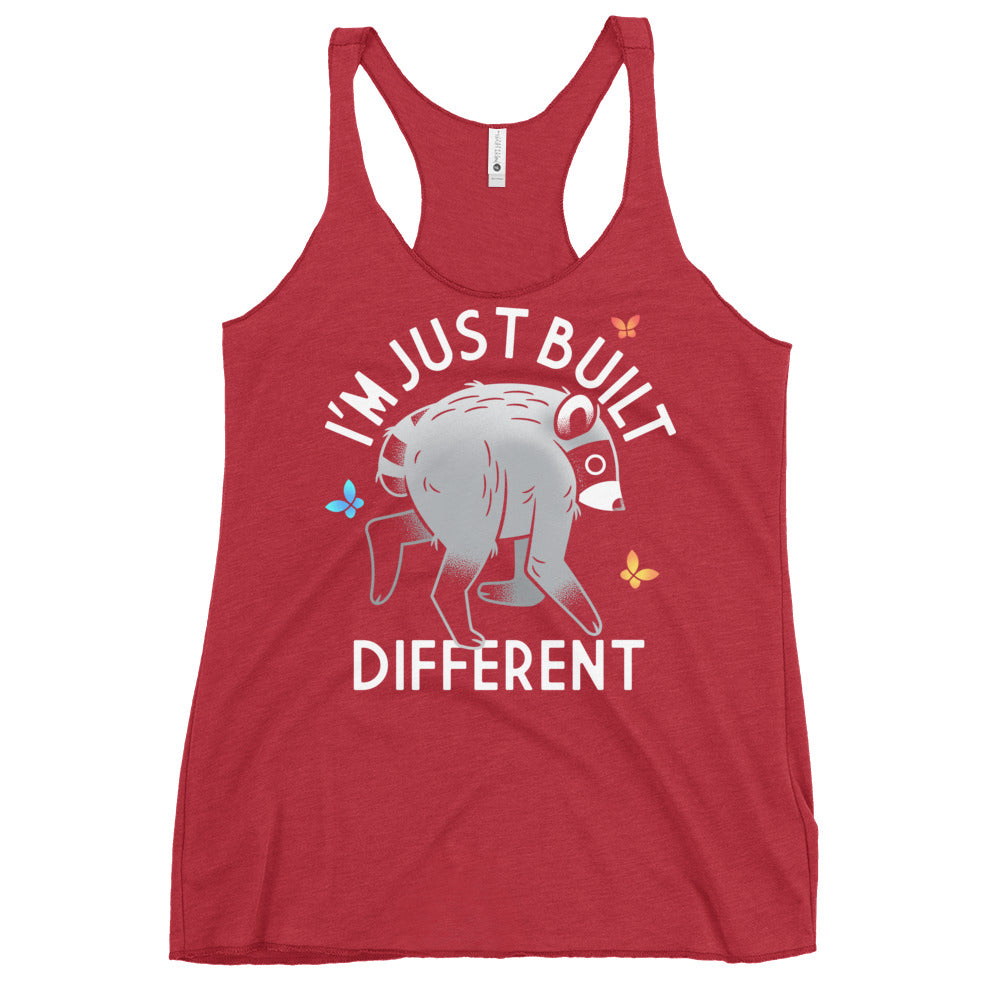 I'm Just Built Different Women's Racerback Tank