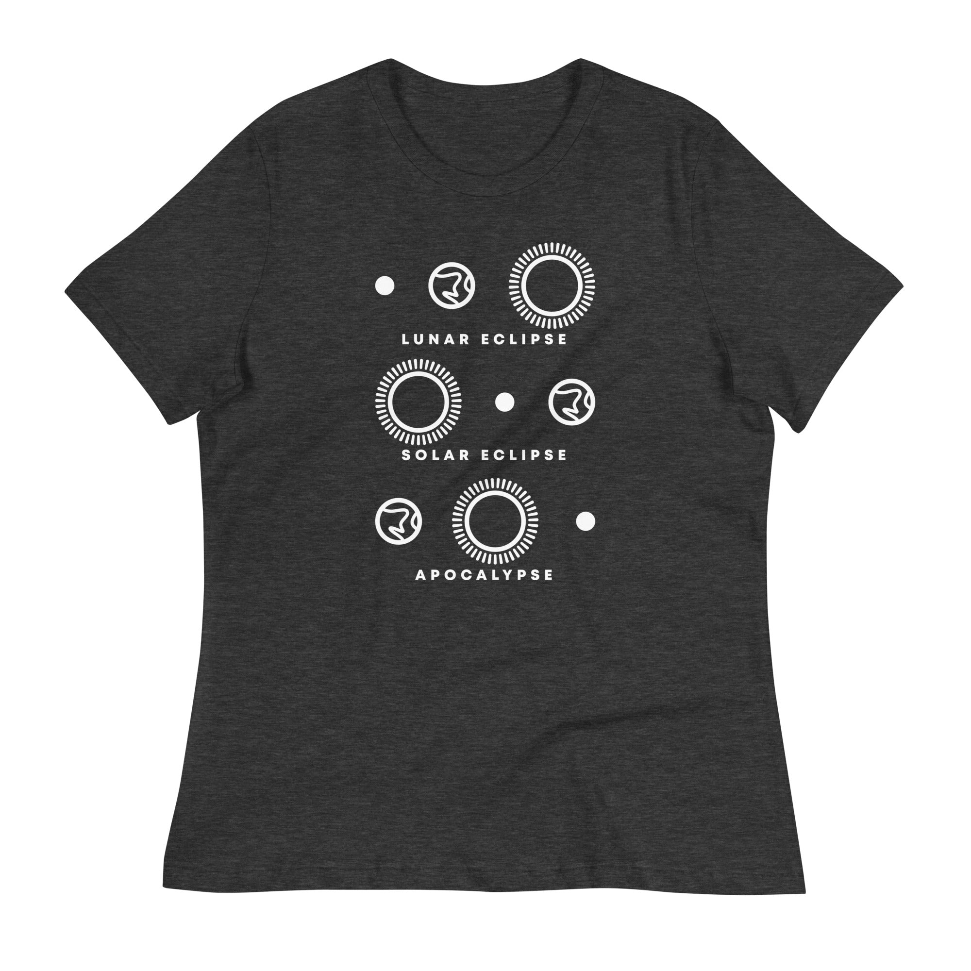 Lunar Eclipse Solar Eclipse Apocalypse Women's Signature Tee
