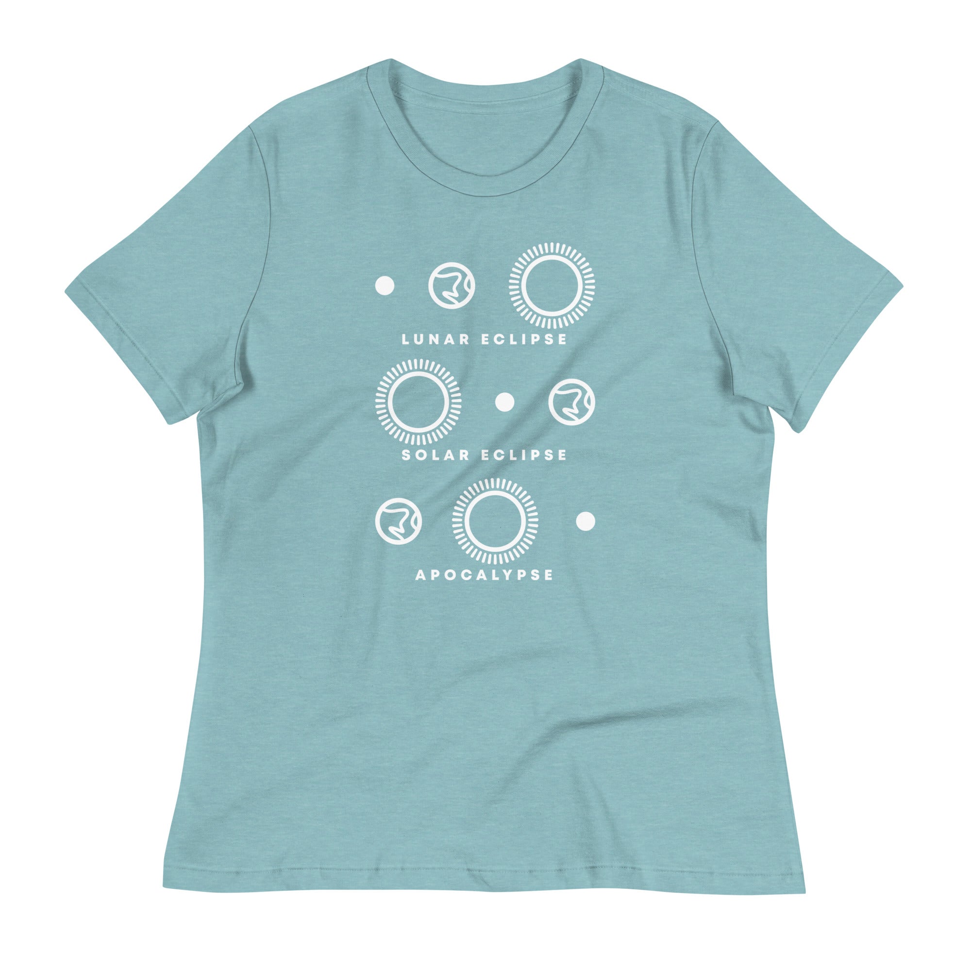Lunar Eclipse Solar Eclipse Apocalypse Women's Signature Tee