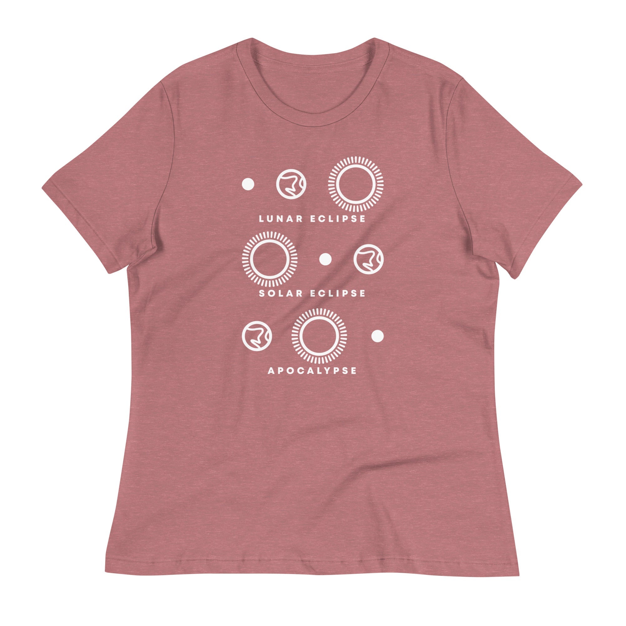 Lunar Eclipse Solar Eclipse Apocalypse Women's Signature Tee