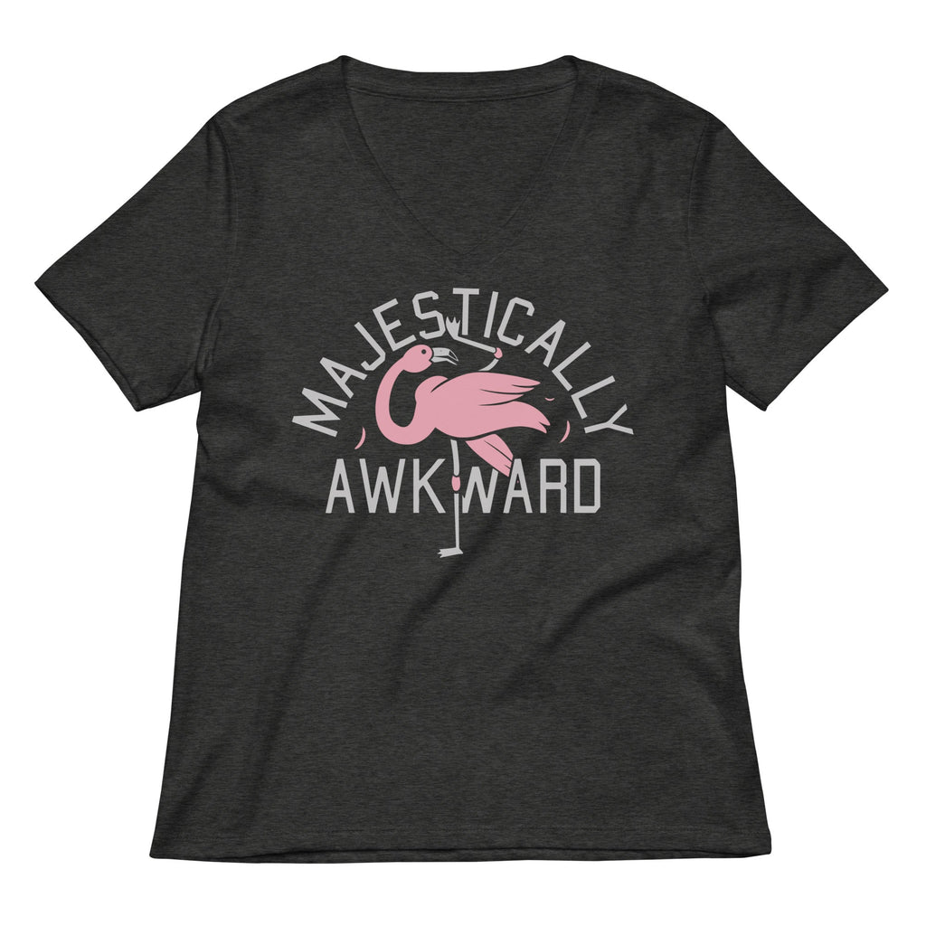 Majestically Awkward Women's V-Neck Tee