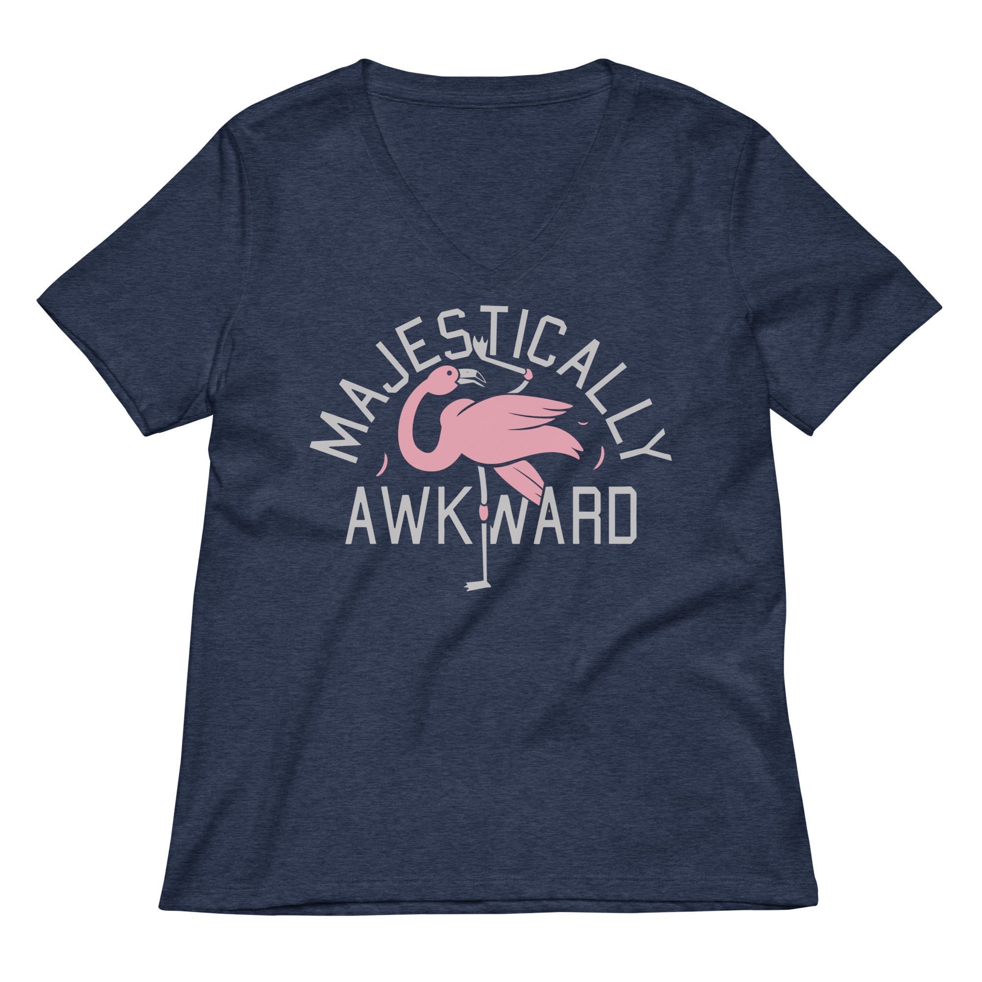 Majestically Awkward Women's V-Neck Tee
