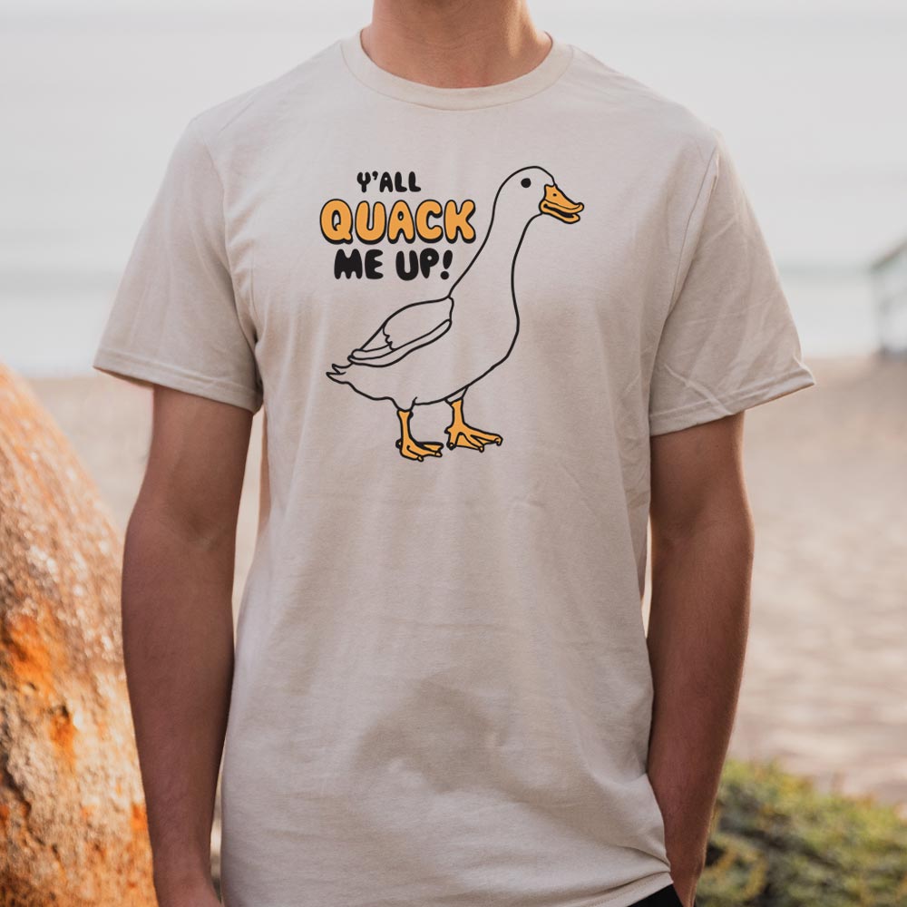 Y'all Quack Me Up Funny Goose Pun