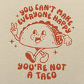 You're Not A Taco Retro Cartoon Taco Character