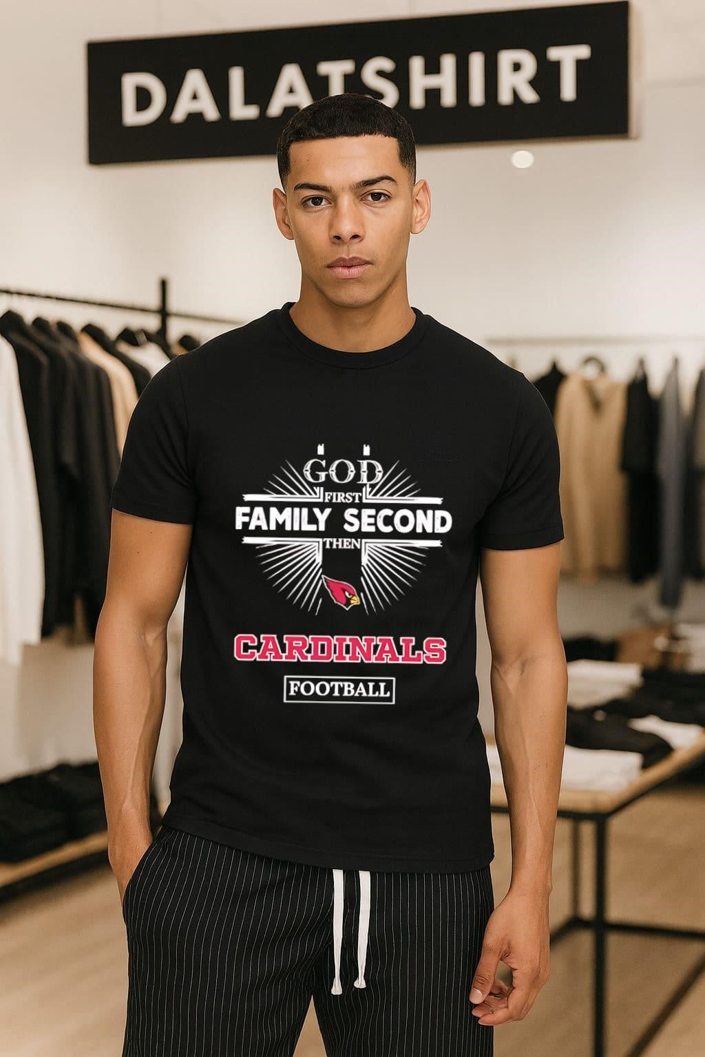 God First Family Second Then Arizona Cardinals Football shirt